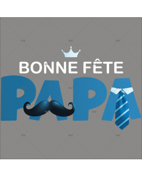 FP11 - Sticker texte Bonne Fête Papa