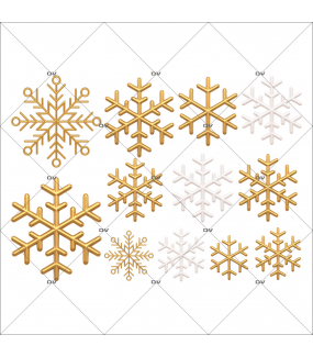 sticker-cristaux-blancs-et-dores-theme-feerie-doree-gold-vitrine-noel-electrostatique-vitrophanie-sans-colle-DECO-VITRES-CX39