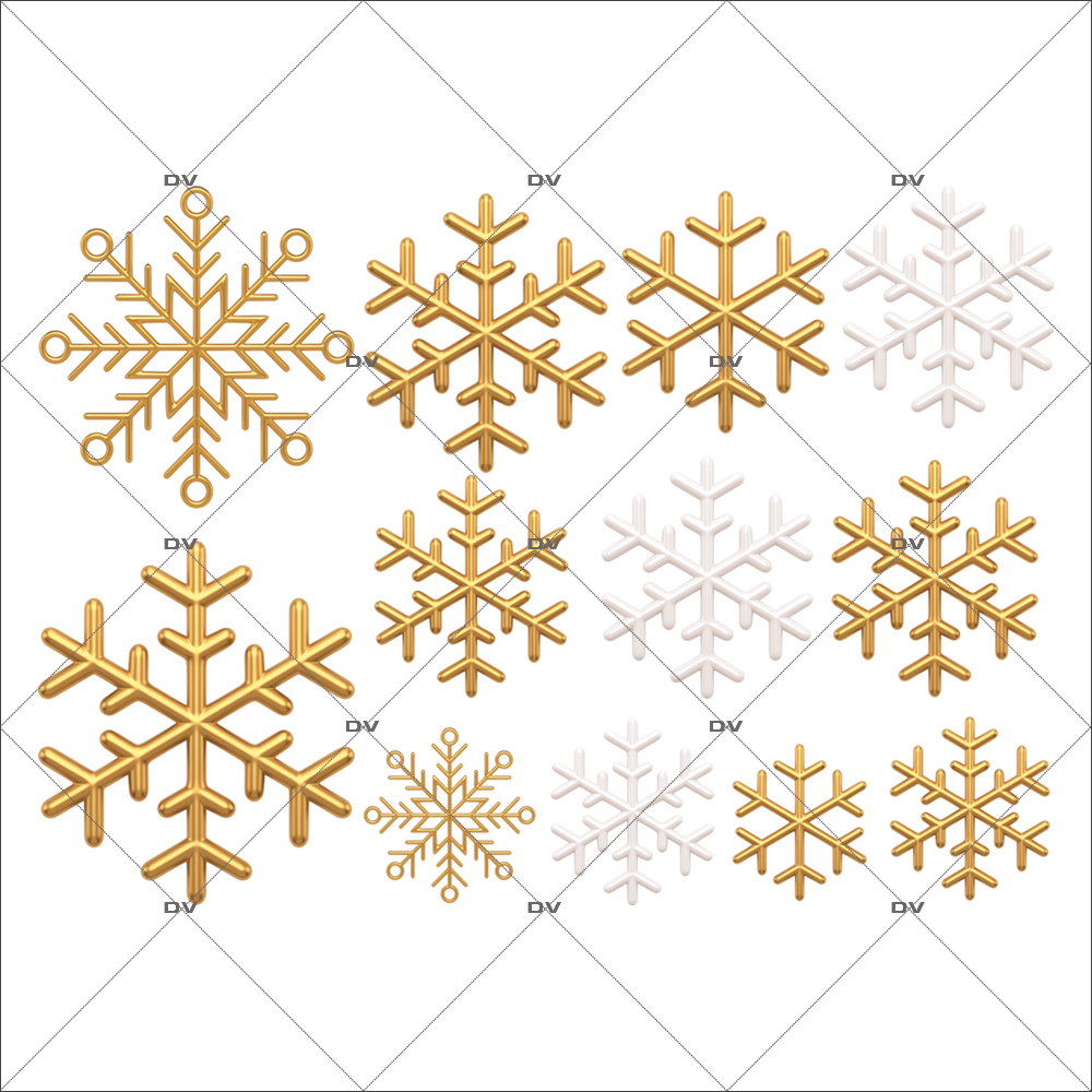 sticker-cristaux-blancs-et-dores-theme-feerie-doree-gold-vitrine-noel-electrostatique-vitrophanie-sans-colle-DECO-VITRES-CX39