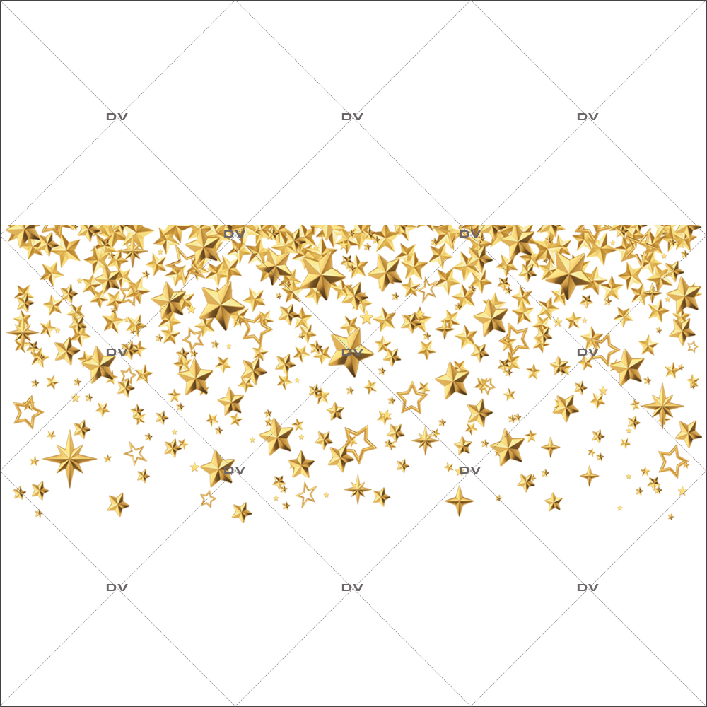 sticker-frise-ciel-etoiles-dorees-theme-feerie-doree-gold-vitrine-noel-electrostatique-vitrophanie-sans-colle-DECO-VITRES-CET19
