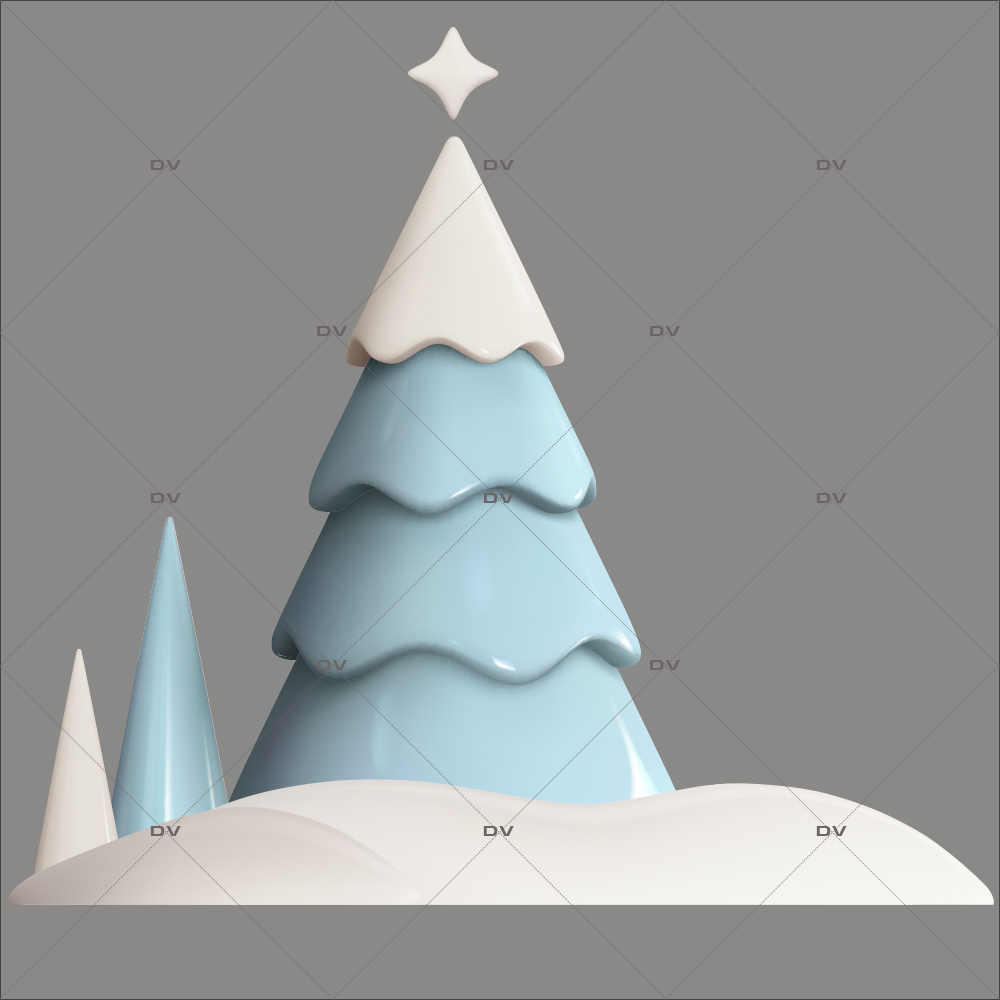 sticker-frise-sapins-neige-3D-theme-blue-delight-vitrine-noel-electrostatique-vitrophanie-sans-colle-DECO-VITRES-SP51g