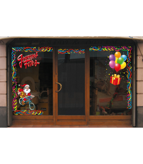 Sticker-texte-joyeux-noël-enneigé-rouge-blanc-vitrophanie-décoration-vitrine-noël-électrostatique-sans-colle-repositionnable-réutilisable-DECO-VITRES