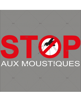 PHM3 - Sticker Stop aux moustiques