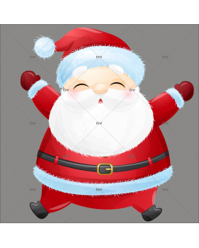 PN70 - Sticker Père Noël joyeux