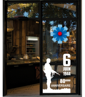 photo-vitrine-stickers-d-day-6-juin-1944-debarquement-commemoration-anniversaire-80-ans-DECO-VITRES