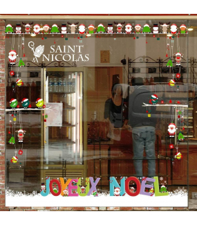 Sticker-branches-oiseaux-de-noël-animaux-givrées-enneigées-vitrophanie-décoration-vitrine-noël-électrostatique-sans-colle-repositionnable-réutilisable-DECO-VITRES