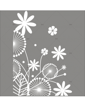 PRINT19 - Sticker angle printanier blanc