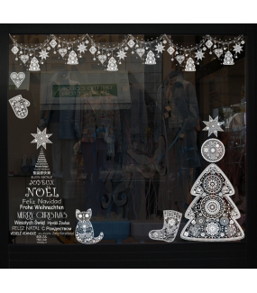 Sticker-frises-suspensions-guirlandes-boules-de-noël-sapin-coeur-étoile-russe-blanc-vitrophanie-décoration-vitrine-noël-électrostatique-sans-colle-repositionnable-réutilisable-DECO-VITRES