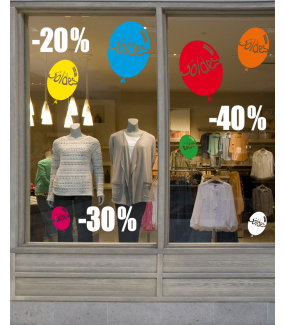 photo-vitrine-vitrophanies-ballons-soldes-7-couleurs-electrostatique-sans-colle-DECO-VITRES