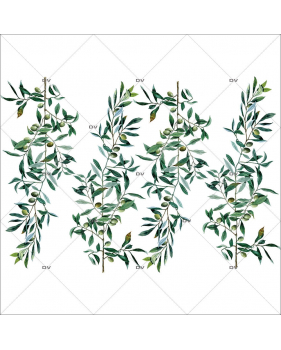 Sticker-branches-olivier-provence-arbre-olives-printemps-été-vitrophanie-décoration-vitrine-estivale-printanière-électrostatique-sans-colle-repositionnable-réutilisable-DECO-VITRES