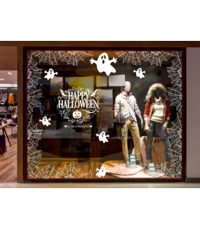 photo-stickers-vitrine-halloween-blanc-fantomes-toiles-araignees-electrostatique-sans-colle-DECO-VITRES