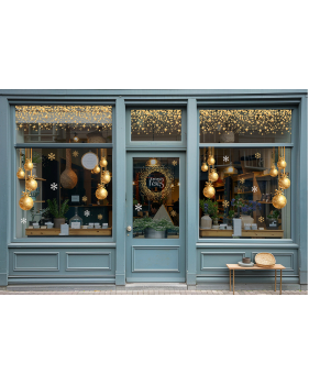 photo-stickers-vitrine-noel-gold-boules-etoiles-couronne-electrostatique-sans-colle-DECO-VITRES