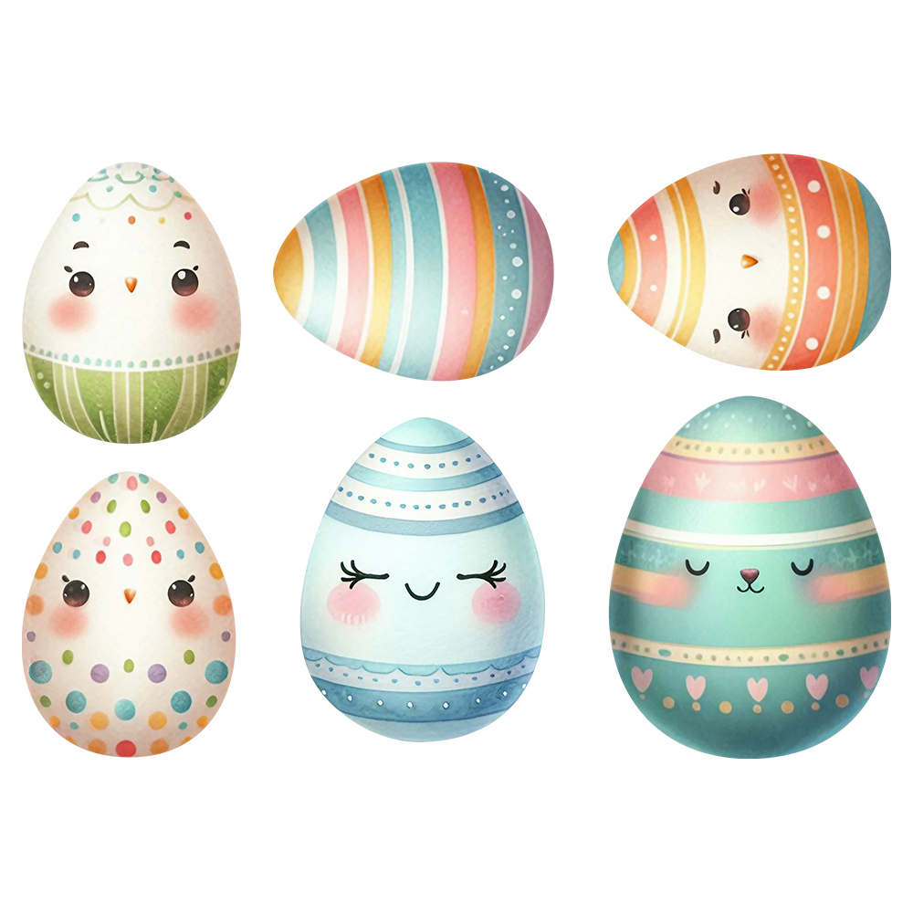 sticker-kit-oeufs-sourires-de-paques-aquarelle-electrostatique-sans-colle-DECO-VITRES-PAQ238
