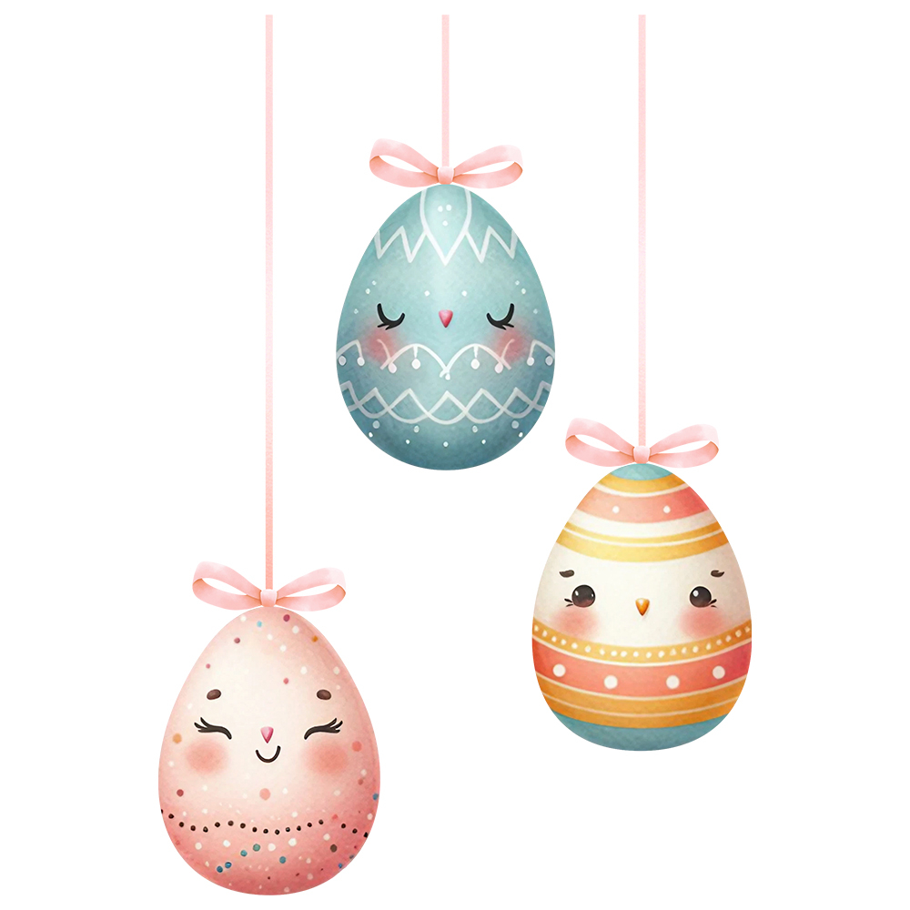 sticker-suspensions-oeufs-sourires-de-paques-noeuds-roses-electrostatique-sans-colle-DECO-VITRES-PAQ233