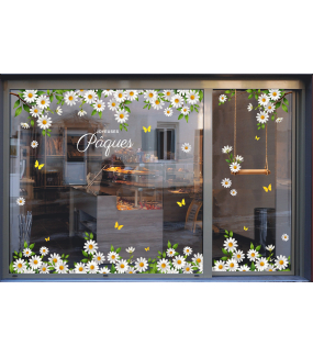 photo-vitrine-decoration-paques-balancoire-frises-paquerettes-stickers-electrostatiques-sans-colle-DECO-VITRES