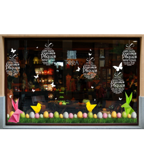 Sticker-papillons-blancs-insectes-printemps-animaux-été-vitrophanie-décoration-vitrine-printanière-estivale-électrostatique-sans-colle-repositionnable-réutilisable-DECO-VITRES