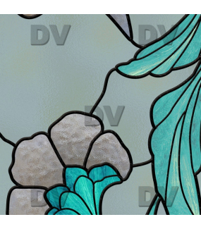 Sticker-vitrail-art-deco-retro-vintage-liserons-fleurs-vitrophanie-électrostatique-sans-colle-repositionnable-réutilisable-ou-adhésif-décoration-fenêtres-vitres-DECO-VITRES