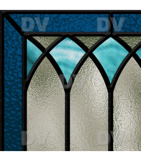 Sticker-vitrail-géométrique-bleu-gris-ancien-vintage-retro-vitrophanie-électrostatique-sans-colle-repositionnable-réutilisable-ou-adhésif-décoration-fenêtres-vitres-DECO-VITRES