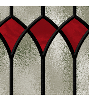 Sticker-vitrail-géométrique-rouge-gris-ancien-vintage-retro-vitrophanie-électrostatique-sans-colle-repositionnable-réutilisable-ou-adhésif-décoration-fenêtres-vitres-DECO-VITRES