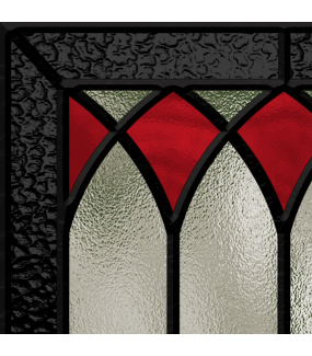 Sticker-vitrail-géométrique-rouge-gris-ancien-vintage-retro-vitrophanie-électrostatique-sans-colle-repositionnable-réutilisable-ou-adhésif-décoration-fenêtres-vitres-DECO-VITRES