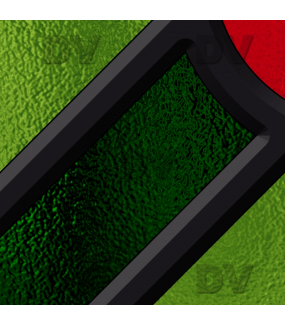 Sticker-vitrail-géométrique-vert-rouge-ancien-vintage-retro-vitrophanie-électrostatique-sans-colle-repositionnable-réutilisable-ou-adhésif-décoration-fenêtres-vitres-DECO-VITRES