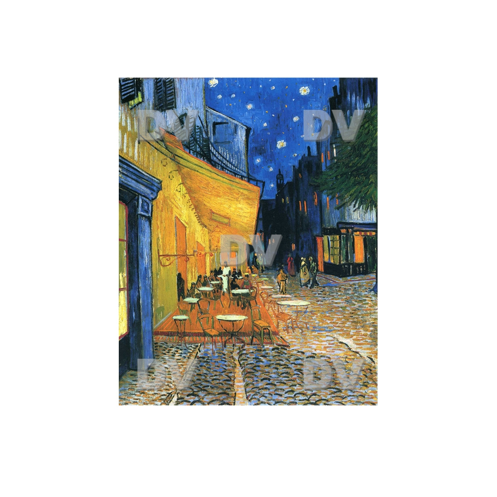 Sticker-vitrail-Van-Gogh-terrasse-Arles-retro-vintage-vitrophanie-électrostatique-sans-colle-repositionnable-réutilisable-ou-adhésif-décoration-fenêtres-vitres-DECO-VITRES