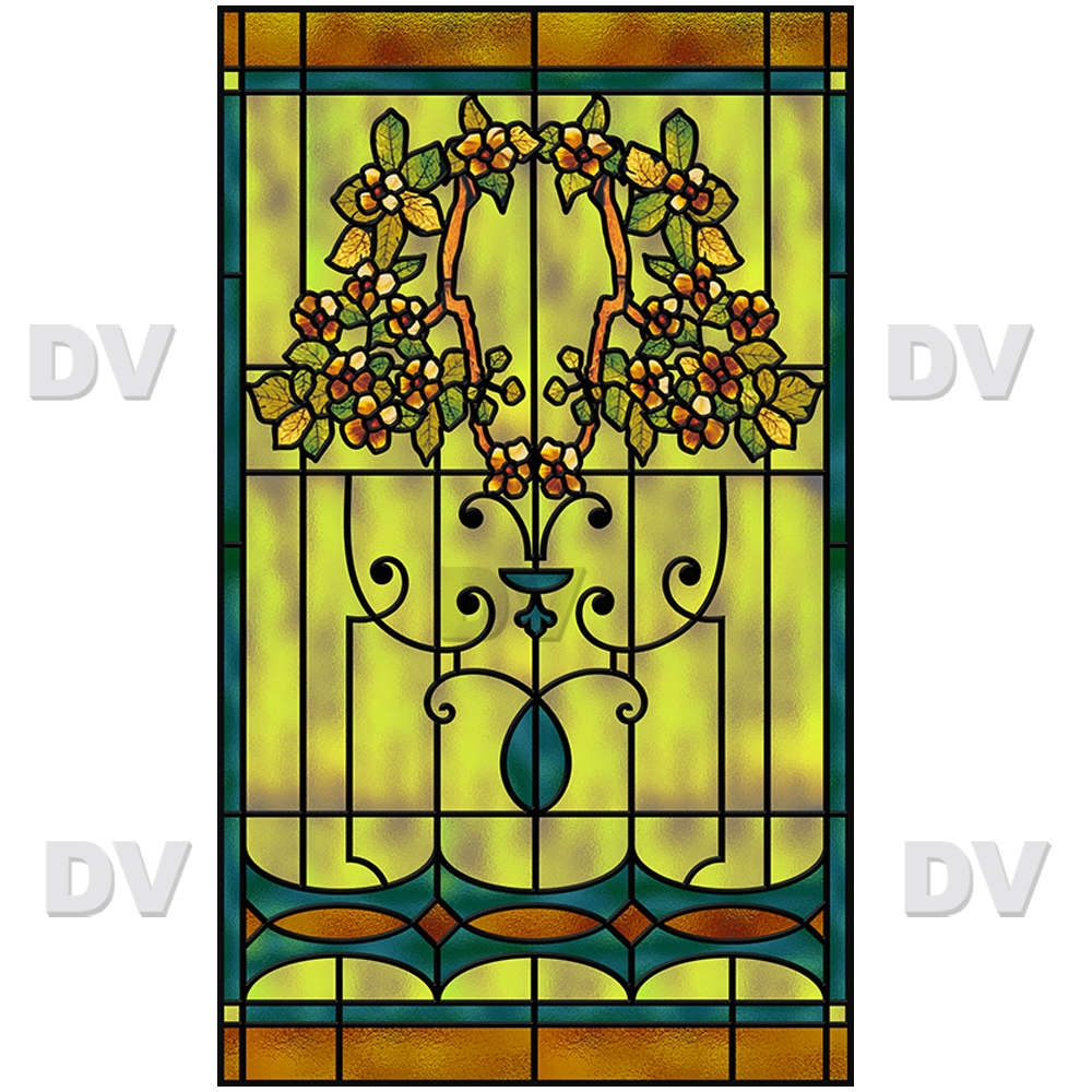 VITP1496- Sticker vitrail format personnalisé VITP1496- Sticker vitrail format personnalisé