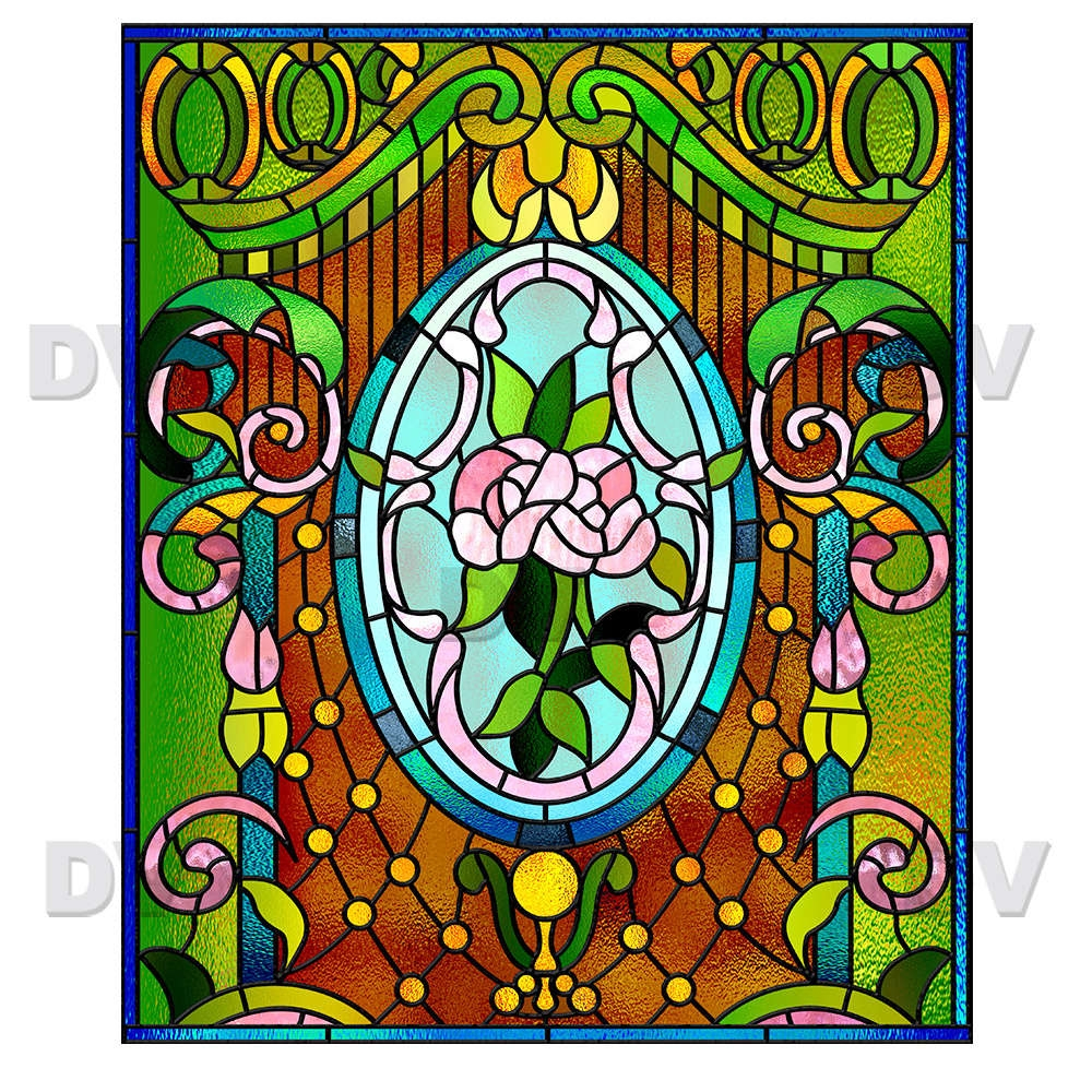 VITP1508- Sticker vitrail format personnalisé VITP1508- Sticker vitrail format personnalisé