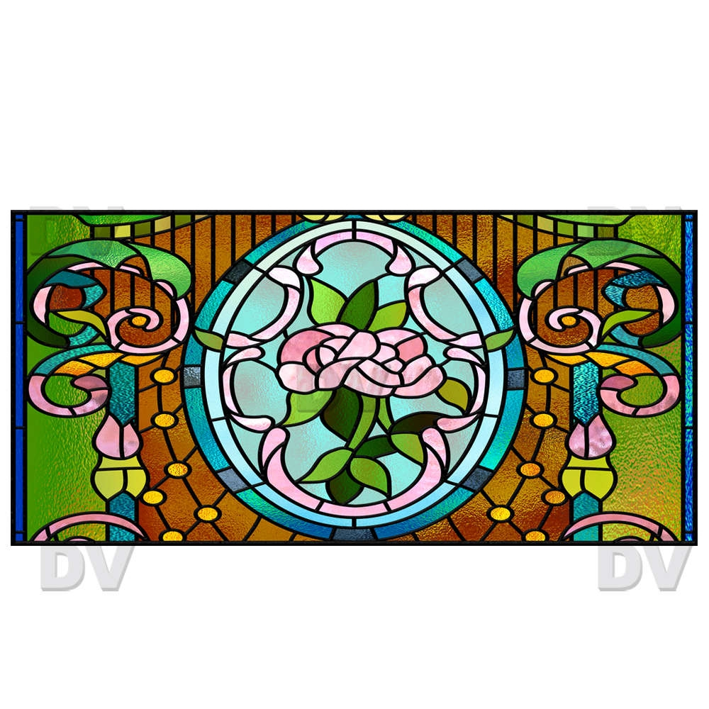 VITP1559 - Sticker vitrail format personnalisé VITP1559 - Sticker vitrail format personnalisé