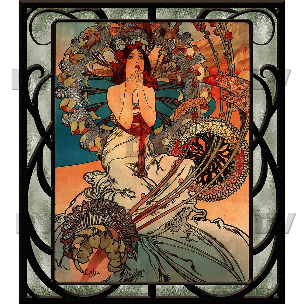 VITP1582- Sticker vitrail format personnalisé VITP1582- Sticker vitrail format personnalisé