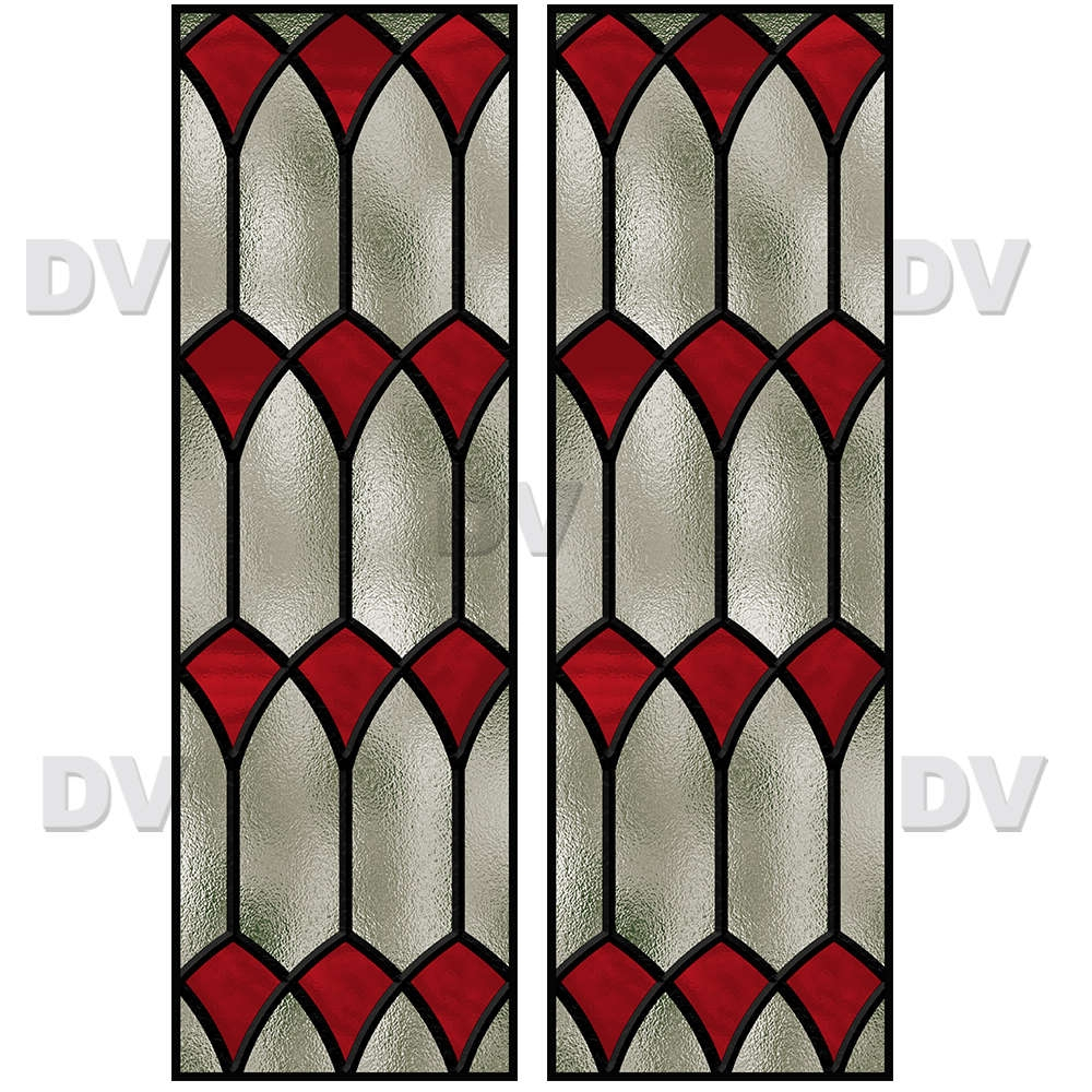 VITP1589 - Lot de 2 stickers vitrail format personnalisé VITP1589 - Lot de 2 stickers vitrail format personnalisé