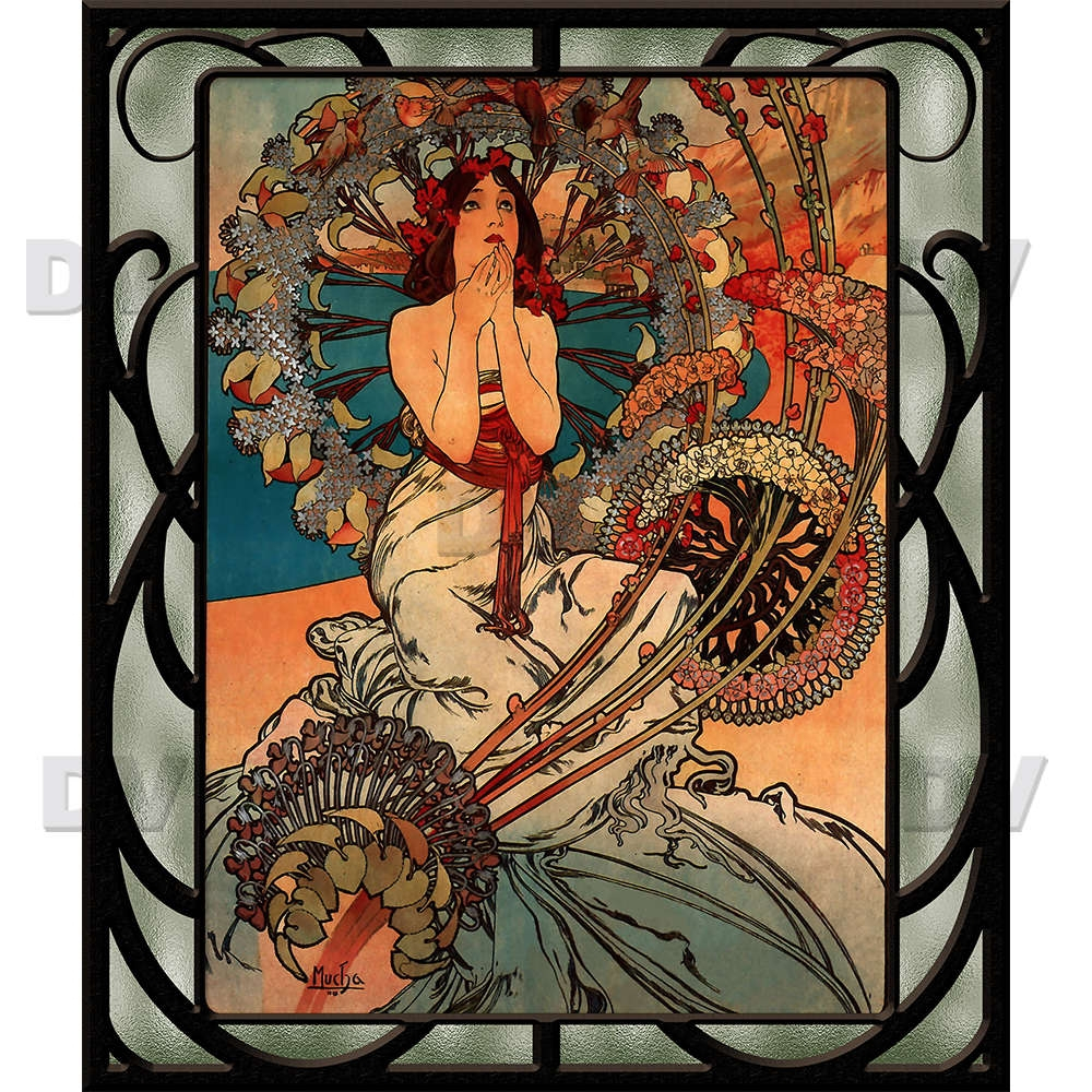 VITP1632 - Sticker vitrail personnalisé VITP1632 - Sticker vitrail personnalisé