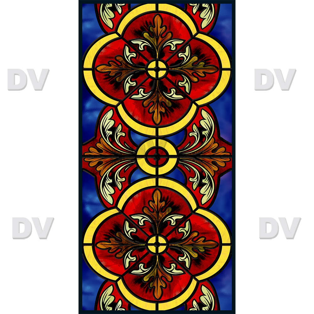 VITP1657 - Sticker vitrail personnalisé VITP1657 - Sticker vitrail personnalisé