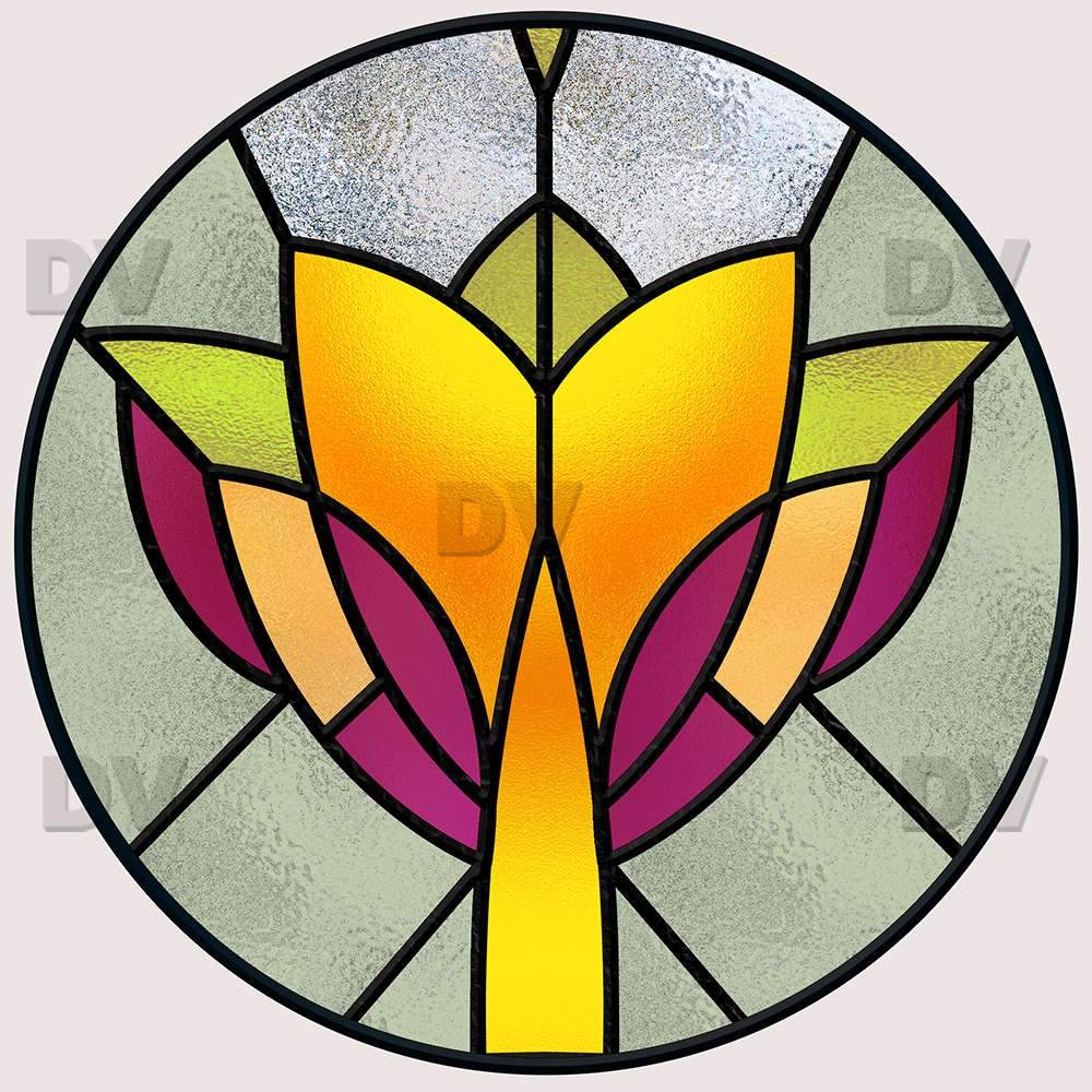 VITP1665 - Sticker vitrail personnalisé VITP1665 - Sticker vitrail personnalisé