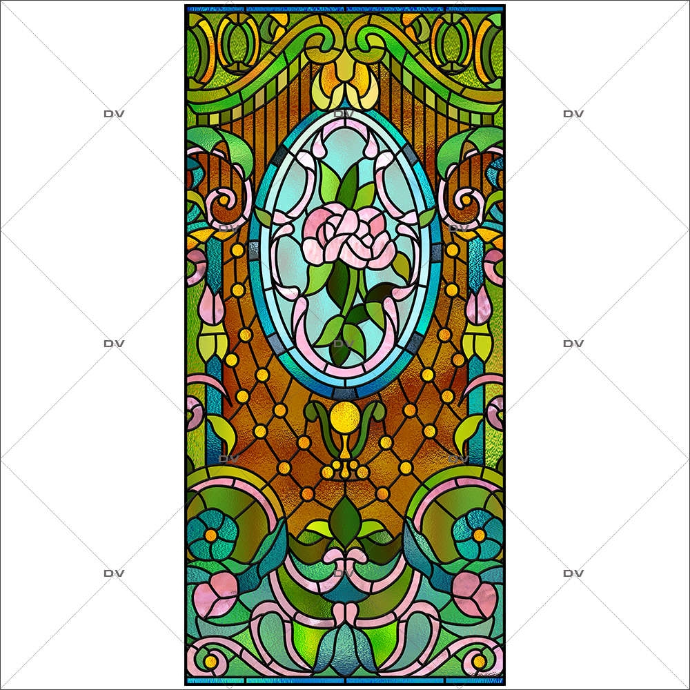 VITP1744 - Sticker vitrail personnalisé VITP1744 - Sticker vitrail personnalisé